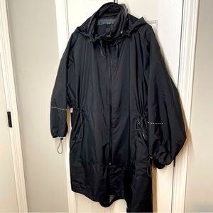 H&M Packable Commuter rain snow Jacket parka wind proof waterproof outdoor train